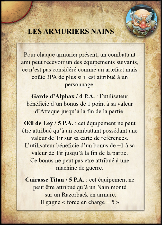 Les Armuriers Nains